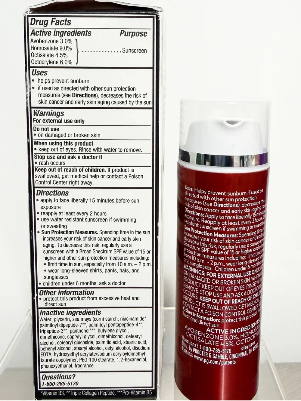 OLAY Regenerist Micro-Sculpting Lotion with Sunscreen SPF 30 50ML/1.7fl oz ~ NIB